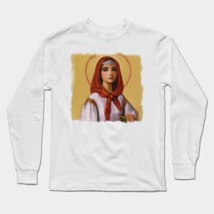 Saint Dymphna Long Sleeve T-Shirt